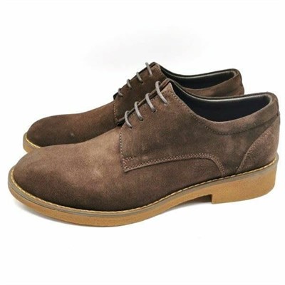 AU05 Kahve Süet Kışlık Oxford Model