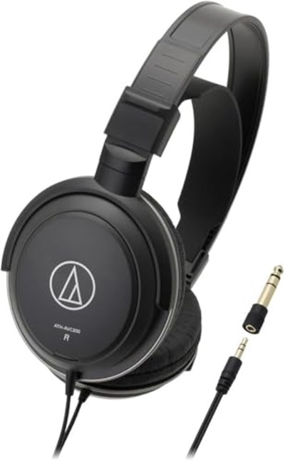Audio-Technica ATH-AVC200 kapalı, dinamik kulaklık Siyah - Seçenekler: ATH-AVC200, ATH-AVC400