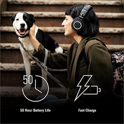 Audio-Technica M50xBT2 kablosuz kulaklık, siyah