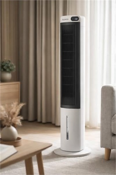 Auhma ACFN07 70W Sulu Soğutucu Kule Tipi Vantilatör - 3L Su Tankı, Uzaktan Kumandalı, LED Ekranlı