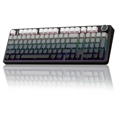 Aula F99 Pro 3 Modlu RGB Hot Swap Mekanik Nimbus V3 Switch Kablosuz Makrolu Klavye Gradyan Gri