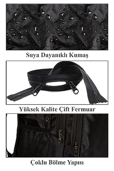 Av A Dos Çok Gözlü Çok Bölmeli Terletmeyen Ortopedik Sırt Destekli Lise Ortaokul Ilkokul Büyük Okul Çantası