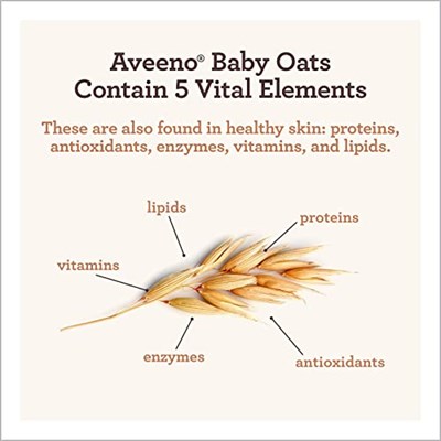 Aveeno Baby Günlük Nem Yumuşak Vücut Yıkama ve Şampuan Yulaf Özlü, 2si 1 Arada Bebek Banyosu Yıkama ve Saç Şampuanı, Yırtılmaz ve Paraben İçermez, Saç ve Hassas Ciltler için, Hafif Kokulu, 8 ml