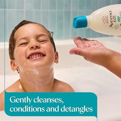 Aveeno Baby Kids 2si 1 Arada Nemlendirici Şampuan ve Saç Kremi 354ML