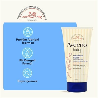 Aveeno Baby Rahatlatıcı Bakım Kuru ve Hassas Ciltler için Emollient Cream 150 ml