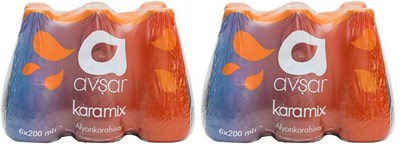 Avşar Karamix Maden Suyu 200 ml 6lı 2li paket