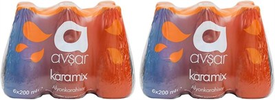 Avşar Karamix Maden Suyu 200 ml 6lı 2li paket
