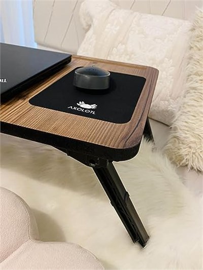 Axolotl Foldaway Telefon ve Tablet Bölmeli Katlanır Ayaklı Laptop Sehpası Notebook Bilgisayar Çalışma Masa Lidya