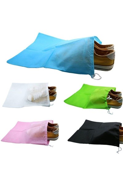 Ayakkabı Torbası 6 Adet 30 * 35 cm mavi hemdeNM13