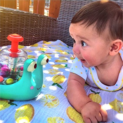 B. BX1561Z Bebek - Işıklı Top Popper - Parlayan Salyangoz Küçük Çocuklar - Gelişimsel Faydalar - Etkileşimli Oyuncak - 10 Ay + - Escar-Glooooow, Çoklu