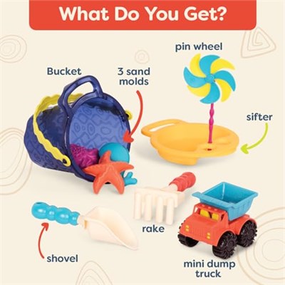 B. Toys 44199 – Sands Ahoy, plaj deniz mavisi
