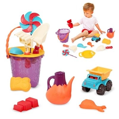 B. Toys 44195 – Ready Beach Bag, plaj Domates