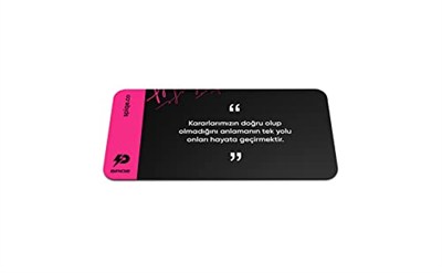 B.A.O.T.A.W.I.?! - Geri Dönüşümlü Unisex Elastik Baskılı Bileklik ve Hatırlatıcı Kart