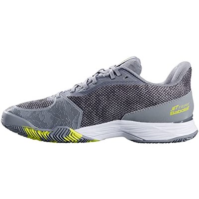 Babolat Erkek Jet Tere Clay Tenis Ayakkabısı Kum Yeri Ayakkabısı Koyu Gri - Neon Yeşili