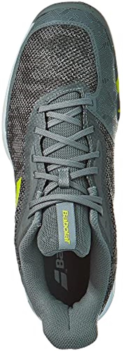 Babolat Erkek Jet Tere Clay Tenis Ayakkabısı Kum Yeri Ayakkabısı Koyu Gri - Neon Yeşili