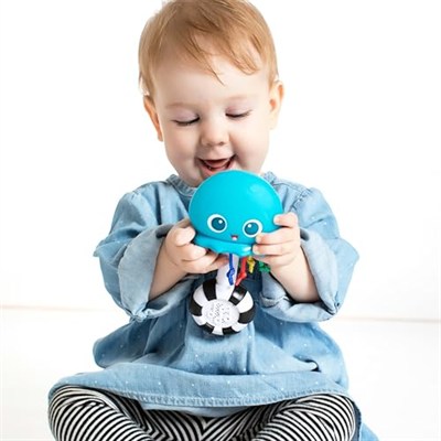 Baby Einstein 10800 Ocean Glow Sensory karıştırma kabı oyuncak, mavi