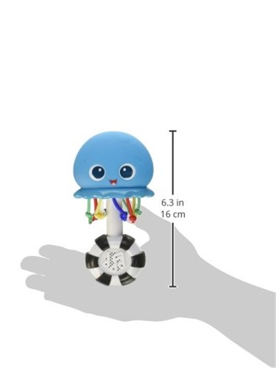 Baby Einstein 10800 Ocean Glow Sensory karıştırma kabı oyuncak, mavi