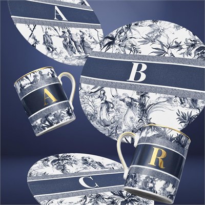 Baci Milano Alphabet B Harfli Servis Altlığı 34 cm