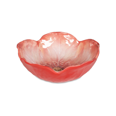 Baci Milano Botanica Çiçek Desenli Melamin Pembe Çukur Tabak 18 cm