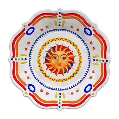Baci Milano Dolce Vita Sun 6lı Çukur Tabak 23,5 cm Melamin