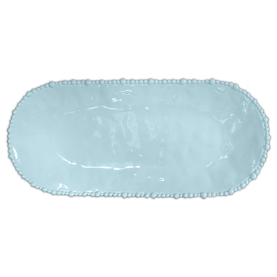 Baci Milano Joke Table Kitchen Melamin Oval Servis Tabağı 24 cm x Aqua