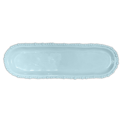 Baci Milano Joke Table Kitchen Melamin Oval Servis Tabağı 24 cm x Aqua