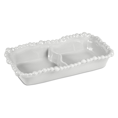 Baci Milano Joke Table Kitchen Melamin 2 Bölmeli Tabak