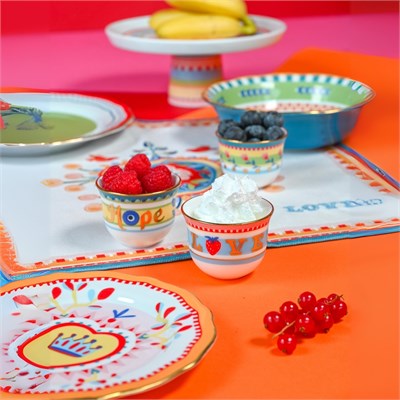 Baci Milano Mamma Mia 6lı Desenli Mini Fincan Seti 6 cm x 5 cm