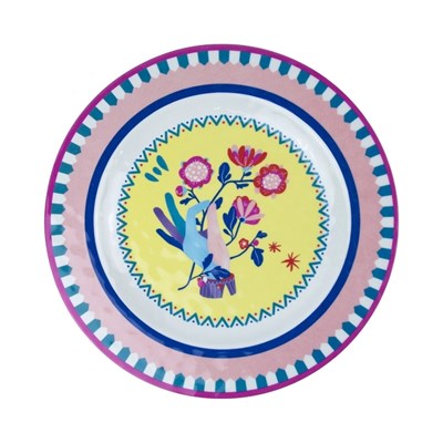 Baci Milano Mamma Mia 6lı Kalp Desenli Tabak Seti 21,5 cm