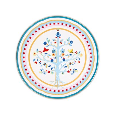 Baci Milano Mamma Mia Ağaç Desenli Servis Tabağı 31 cm