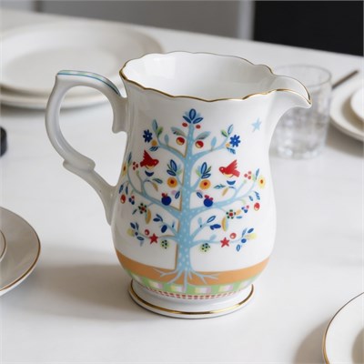 Baci Milano Mamma Mia Ağaç Desenli Sütlük 22 cm x 12,5 cm x 19 cm