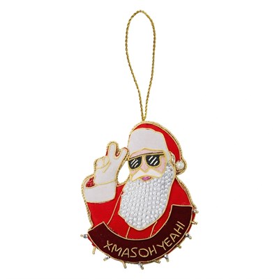 Baci Milano Mamma Mia Kumaş Noel Baba