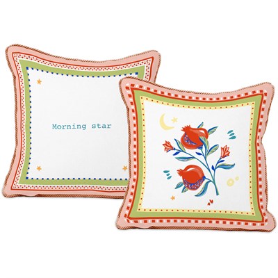 Baci Milano Mamma Mia Pomegranate Yastık Cotton 45x45 Cm