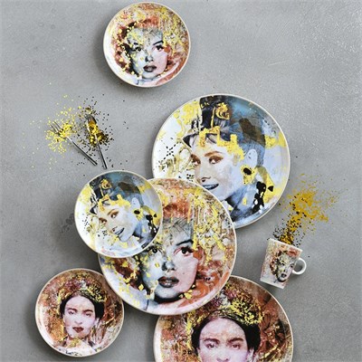 Baci Milano Memories Frida Porselen Tatlı Tabağı 21 cm