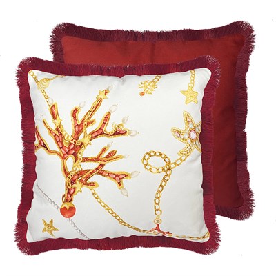 Baci Milano Portofino Yastık 45 cm x 45 cm Kırmızı