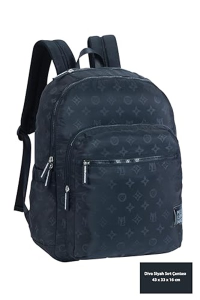 BACKPACK DIVA BLACK SIRT ÇANTASI
