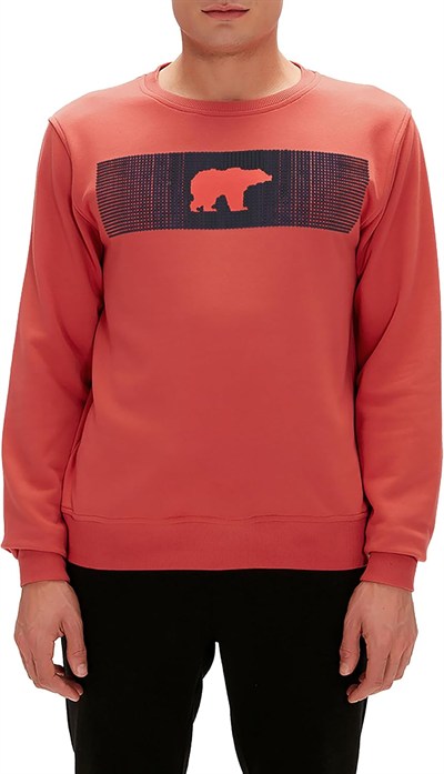 Bad Bear 19.02.12.007 Fancy Crewneck 3D Sarı Erkek Sweatshirt