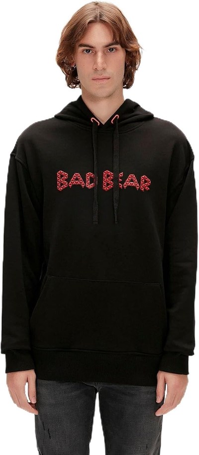 Bad Bear 3D Bad Hoodie Kapüşonlu Sweatshirt, 23.02.12.001-C01