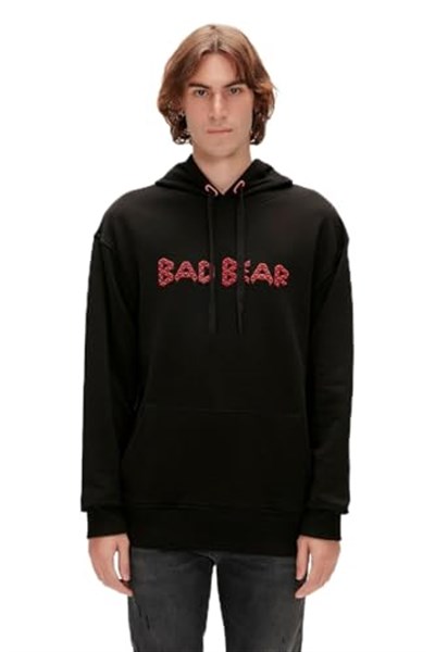 Bad Bear 3D Bad Hoodie Kapüşonlu Sweatshirt, 23.02.12.001-C01