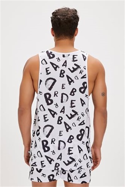 Bad Bear BLING TANK-TOP BEYAZ Erkek Atlet BEYAZ XL