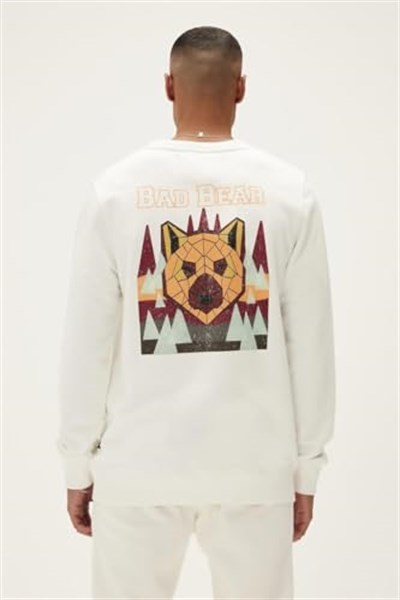 Bad Bear GEOFOX CREWNECK OFF-WHITE