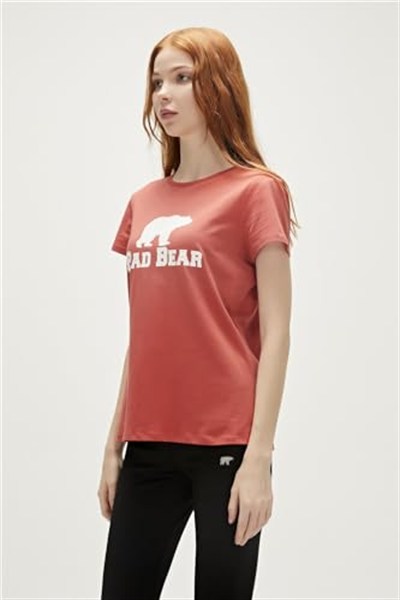 Bad Bear Logo Kadın Tişört 21.03.07.010-C109