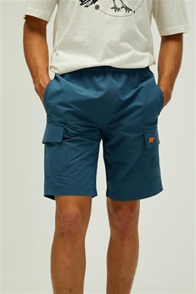Bad Bear Normal Bel Baskılı Petrol Erkek Kargo Şort - 22.01.11.001 Albany Short 2XL