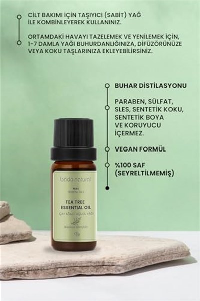 Bade Natural Çay Ağacı Uçucu Yağı 1 Paket (1 X 10 Ml)
