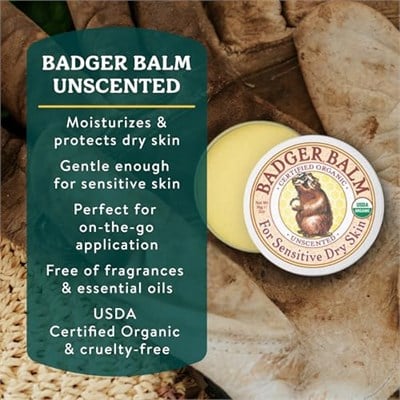 Badger Organik Hassas Cilt Kremi 56 gr