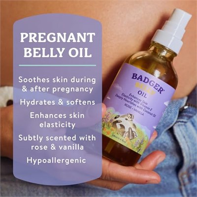 Badger Organik Karın Çevresi Nemlendirici Çatlak Yağı 118 ml