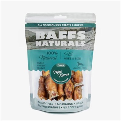 Baffs Naturals Dana Mini Kamış Atıştırmalık%100 Doğal Çiğnemelik Köpek Ödül Maması 100 gr