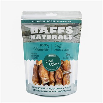 Baffs Naturals Dana Mini Kamış Atıştırmalık%100 Doğal Çiğnemelik Köpek Ödül Maması 100 gr
