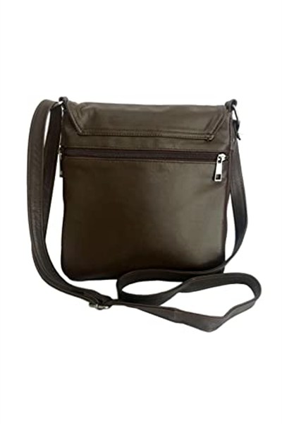 Bag Ard Unisex Gerçek Hakiki Deri Postacı Çantası 2434093292079