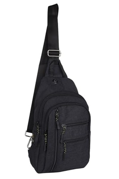 Bagacar 4925 Kulaklık Çıkışlı Body Bag Ve Omuz Çantası Siyah